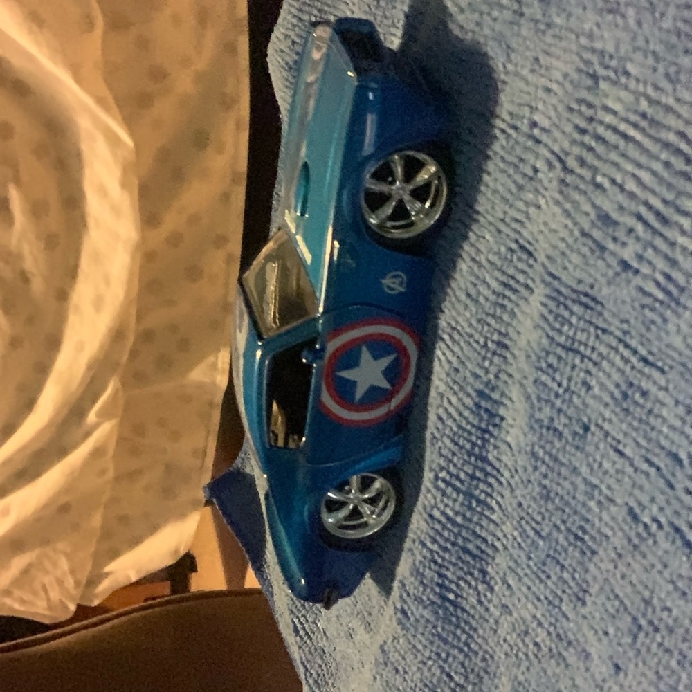 Blue car